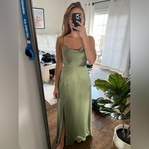 Reformation Devora silk dress {worn once!}